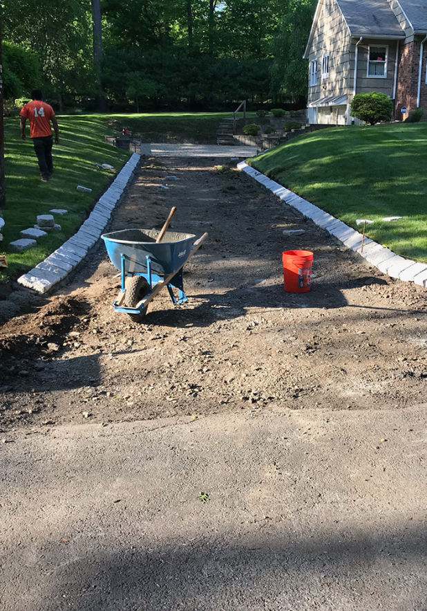 Driveway installation in New Jersey